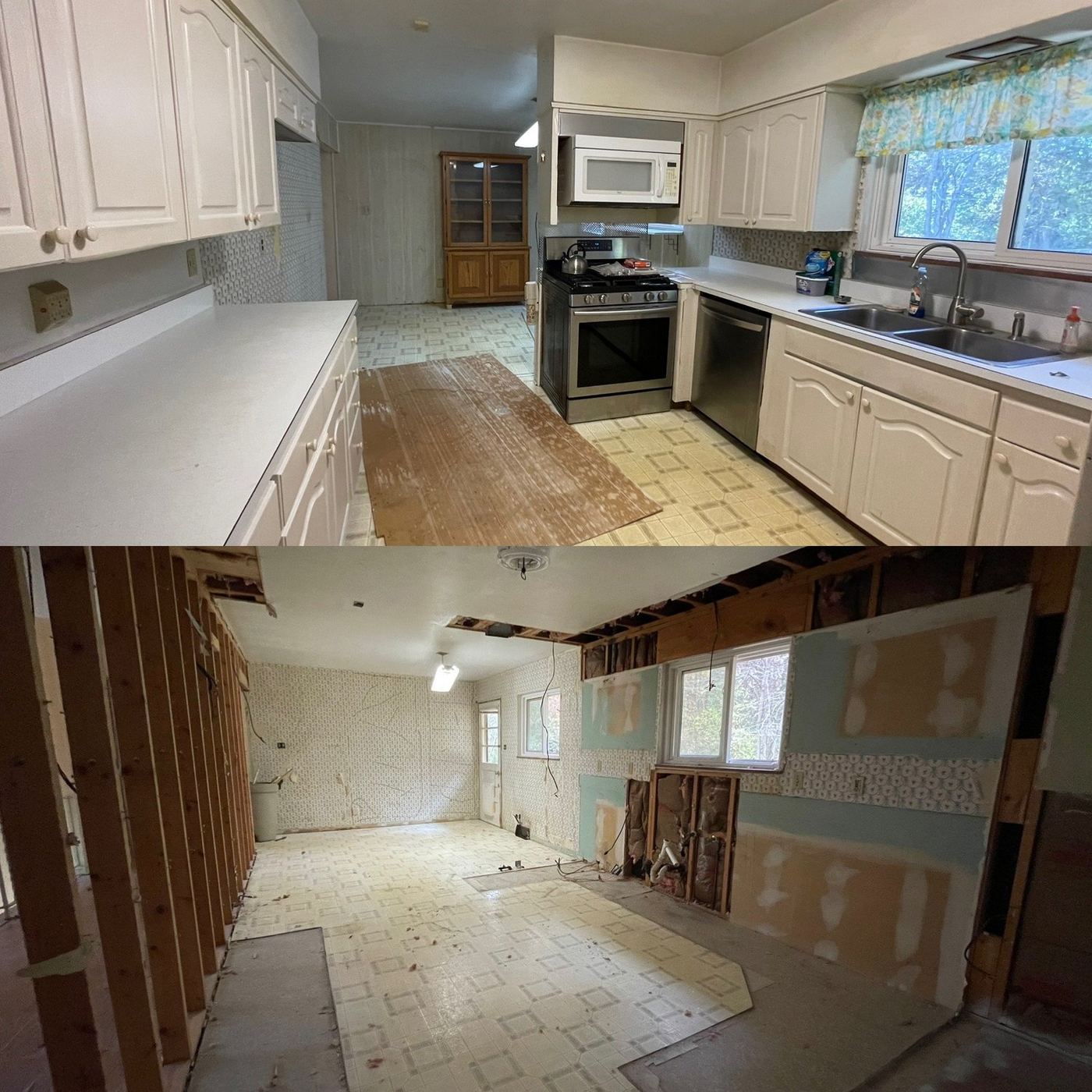 Kitchen demolition, Oak Ridge
